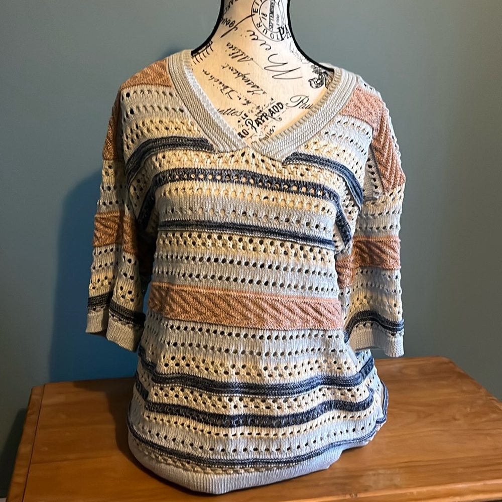 Lightweight half sleeve summer sweater